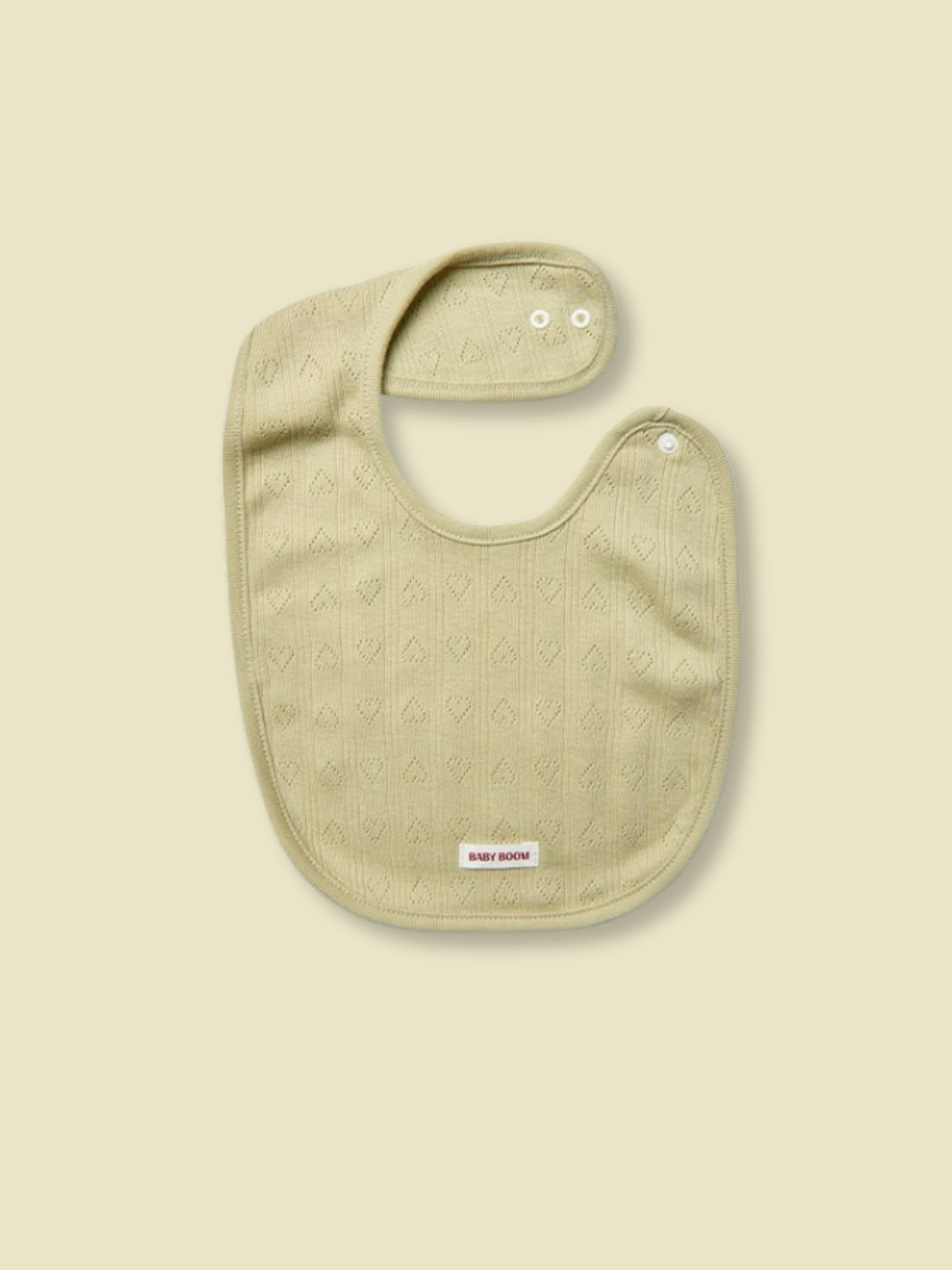 Newborn Cotton Bib - Matcha (All Seasons)