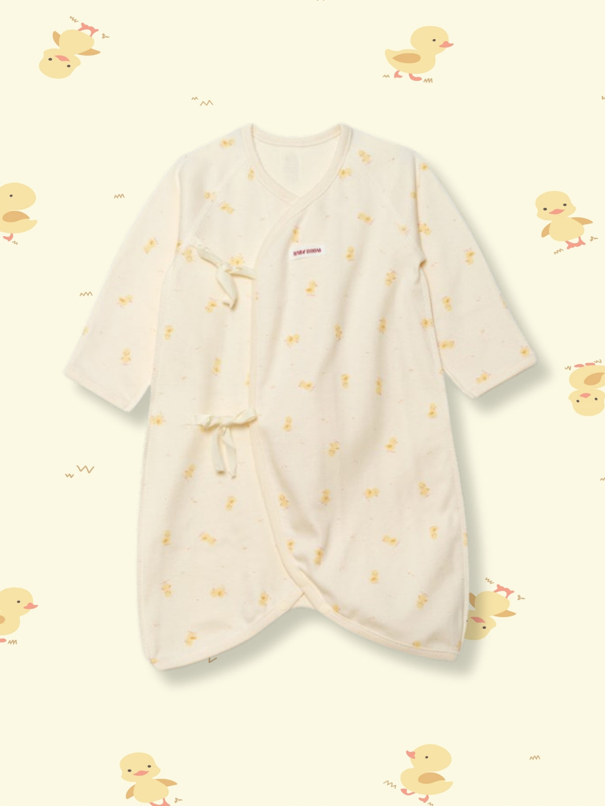 Newborn Cotton Wrap Romper - Cutie Little Duck (All Seasons)