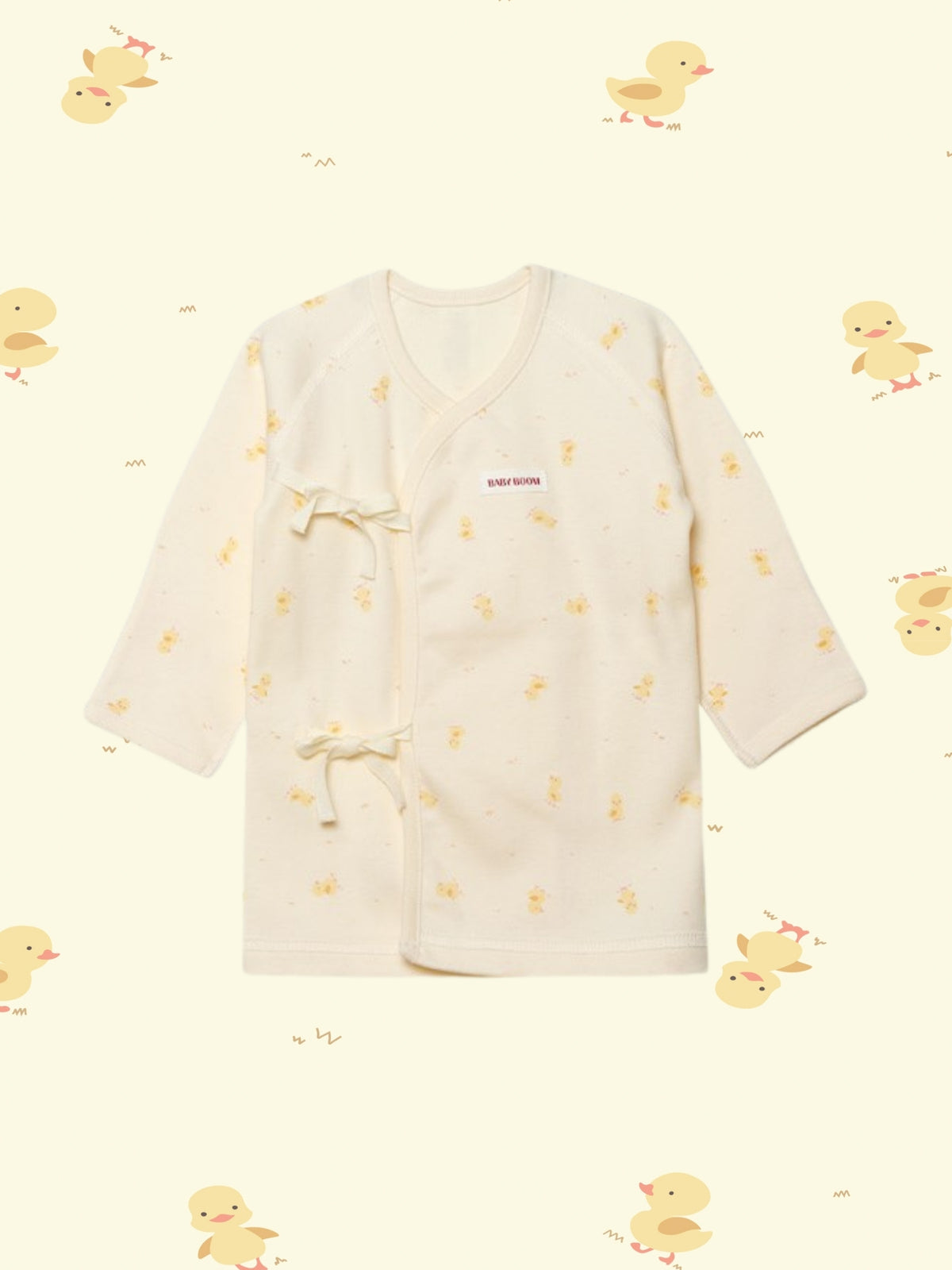 Newborn Cotton Wrap Top - Cutie Little Duck (All Seasons)