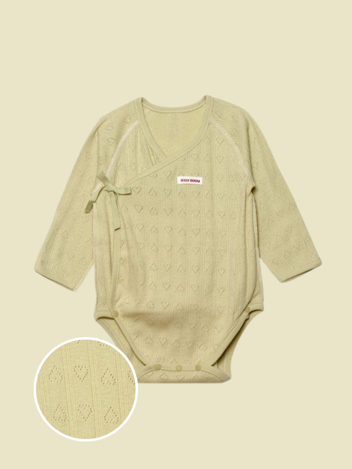 Newborn Cotton Bodysuit - Matcha (All Seasons)