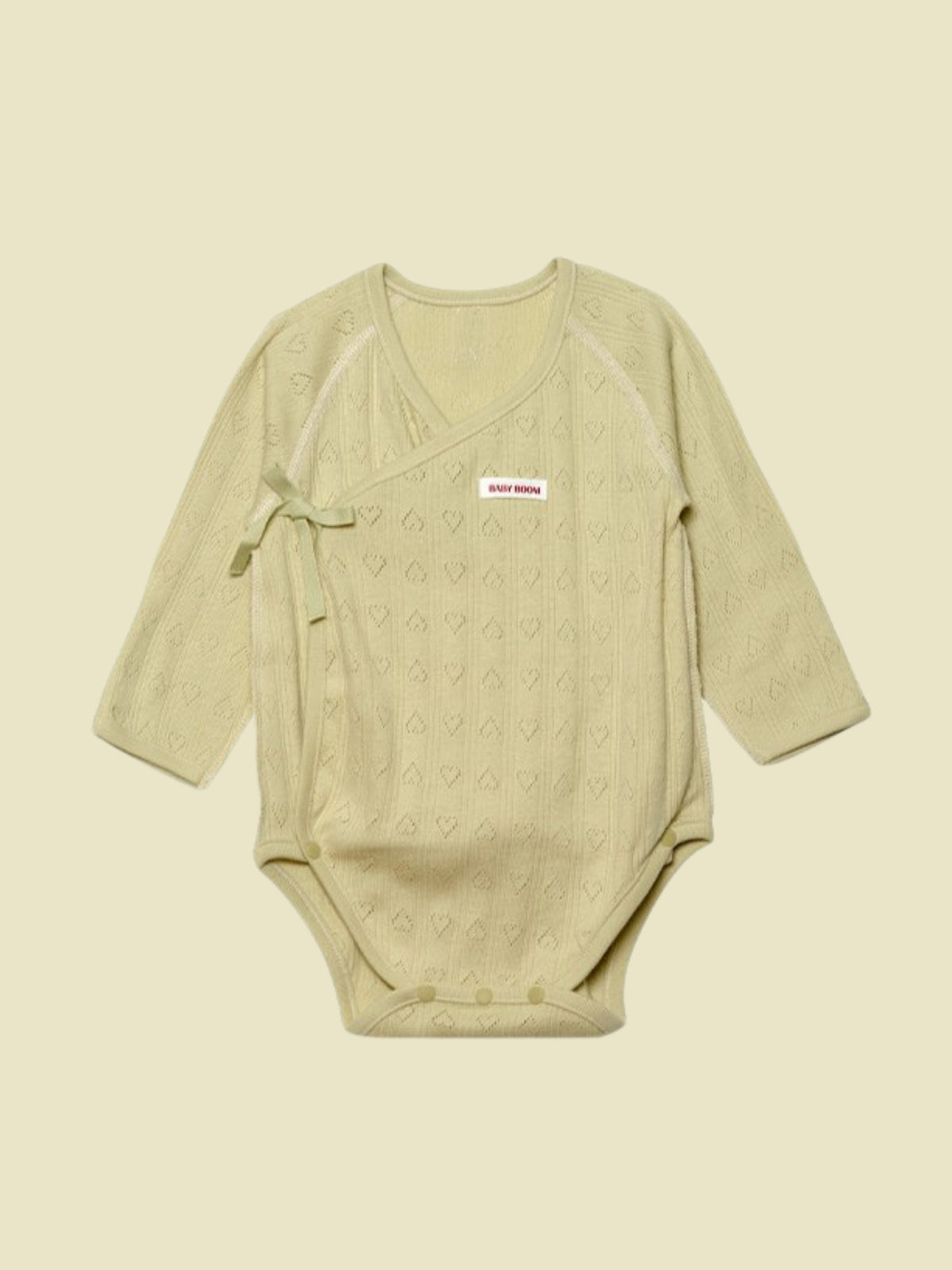 Newborn Cotton Bodysuit - Matcha (All Seasons)