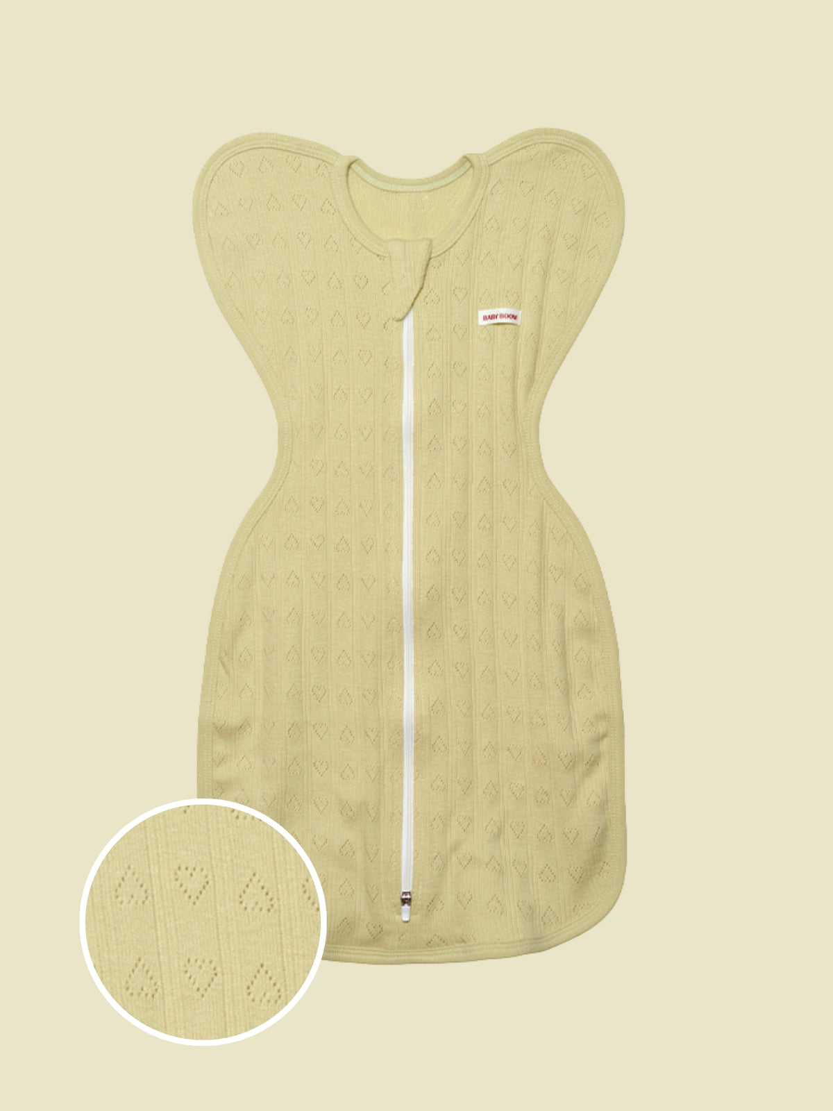 Newborn Cotton Swaddle Sleeping Bag - Matcha (All Seasons)