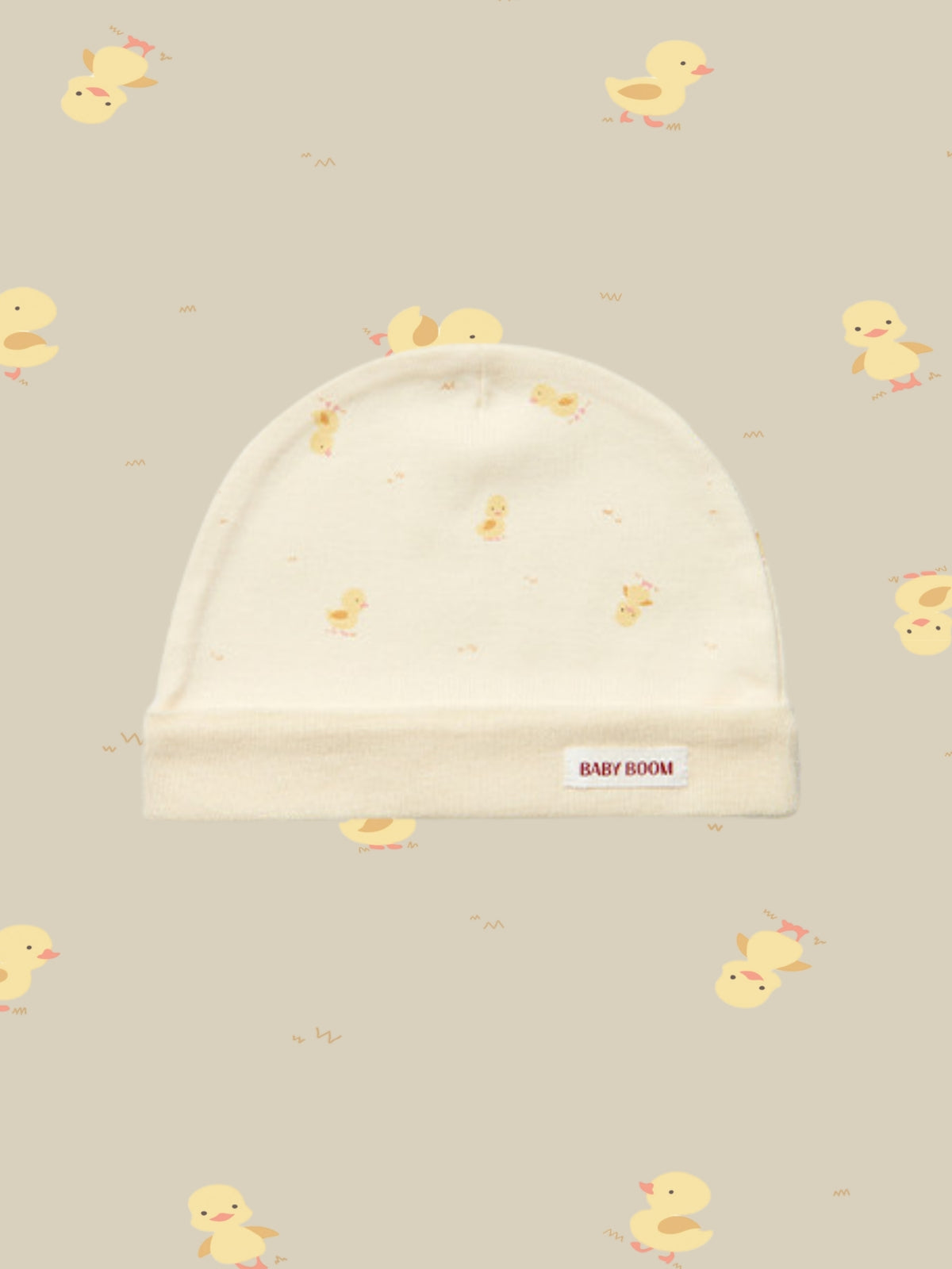 Newborn Cotton Bonnet - Cutie Little Duck (All Seasons)