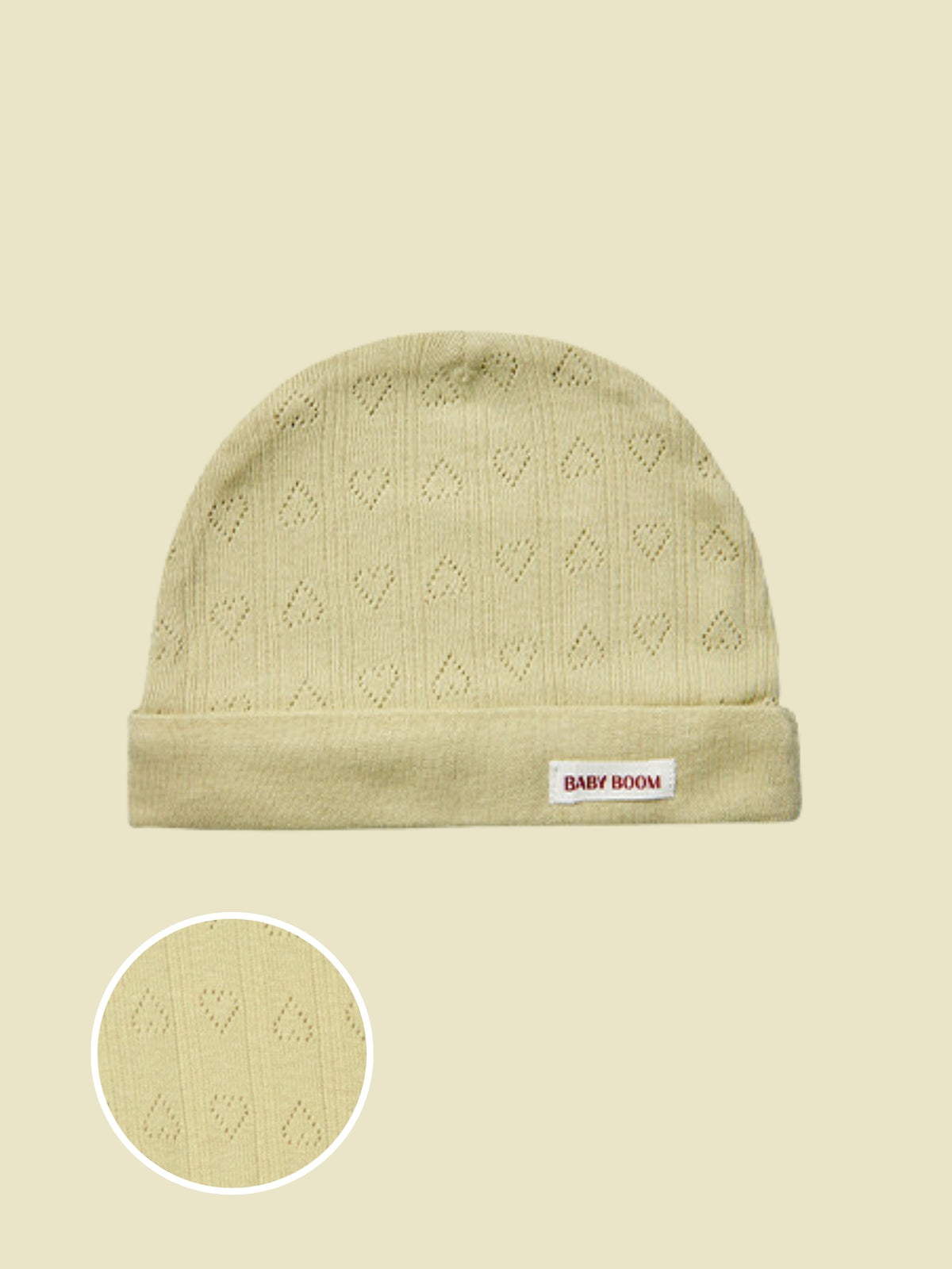 Newborn Cotton Bonnet - Matcha (All Seasons)