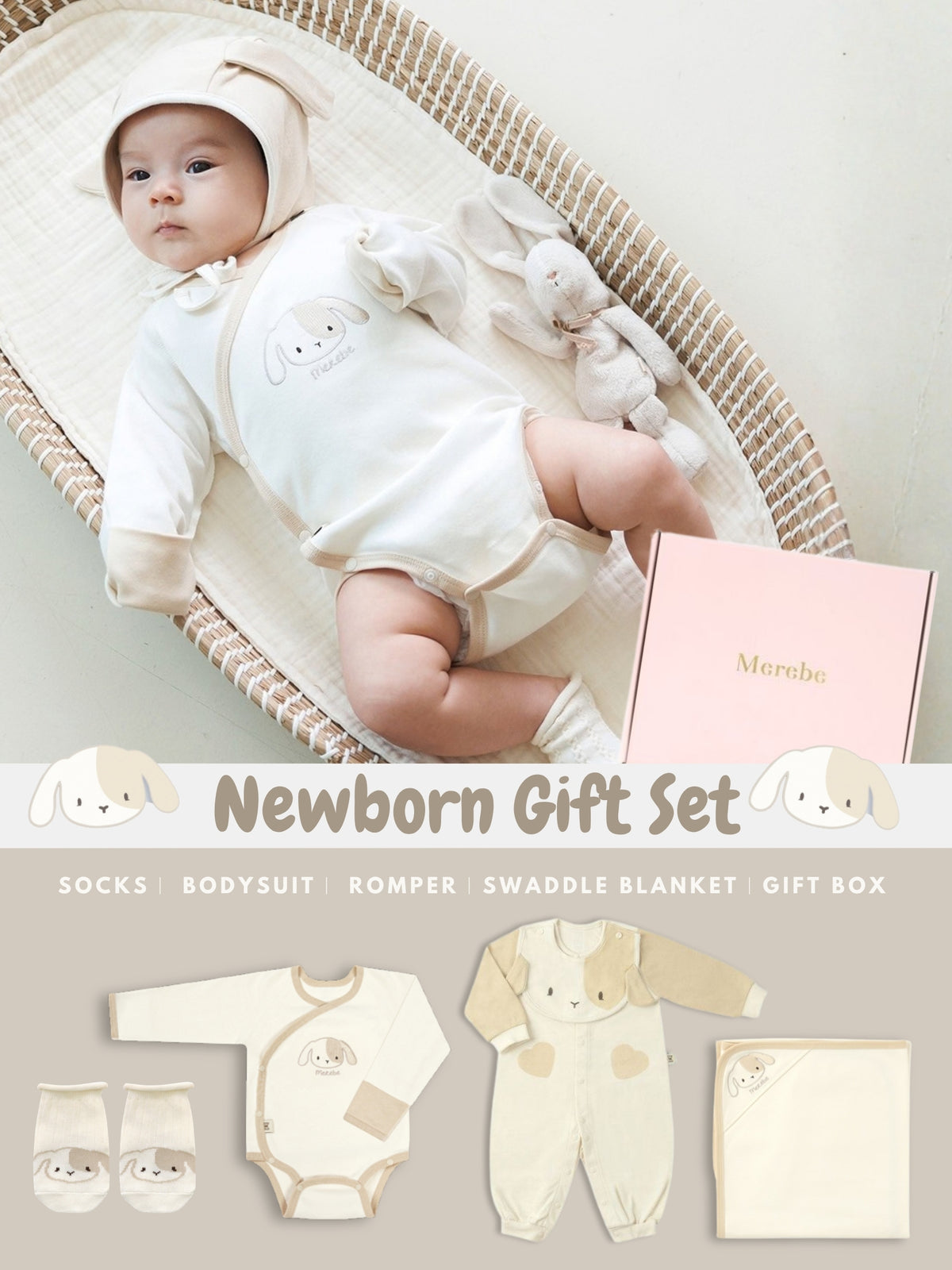 Newborn Gift Set - Leveret (All Seasons)