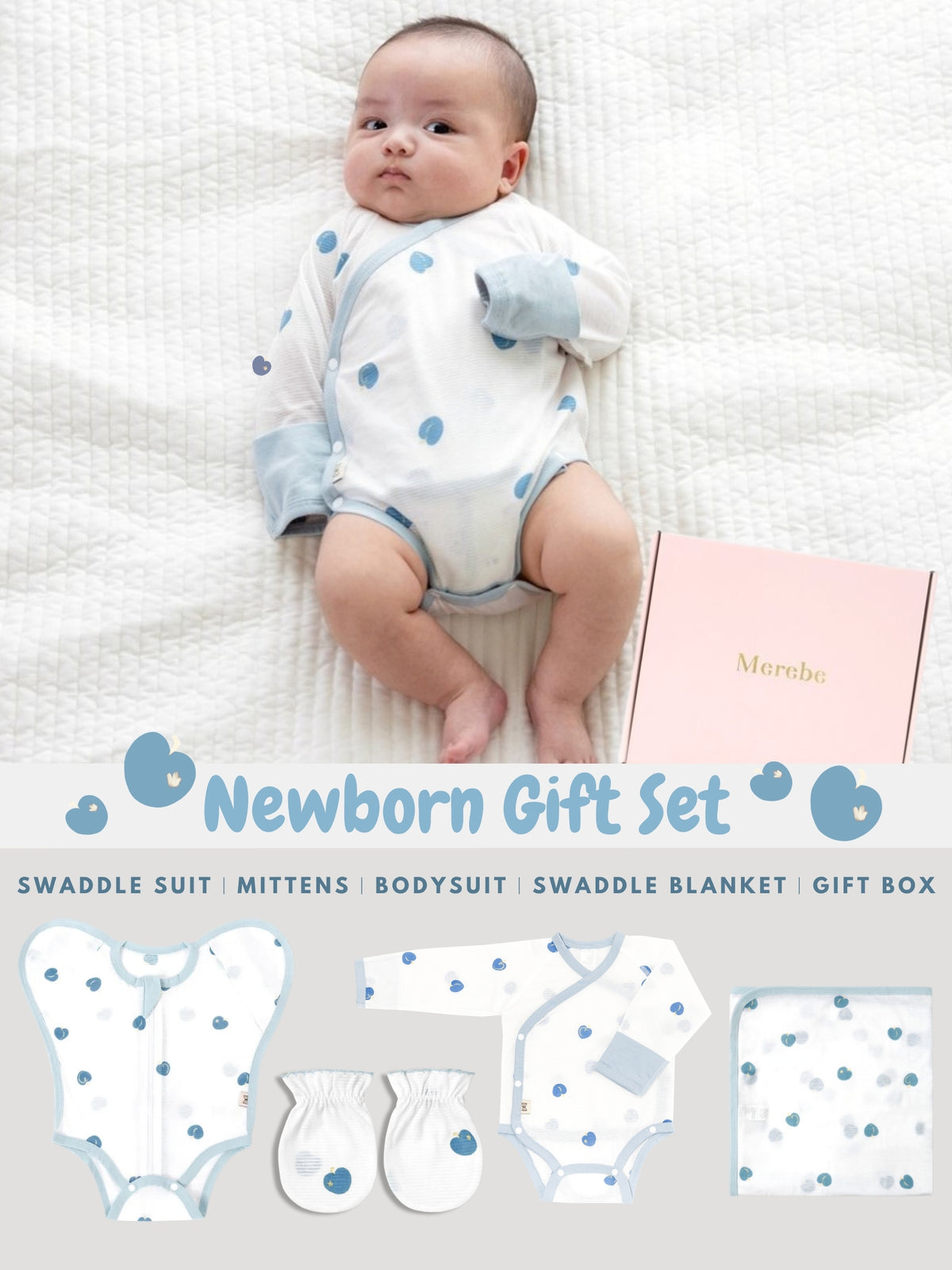 Newborn Gift Set - Blueberry (Summer)