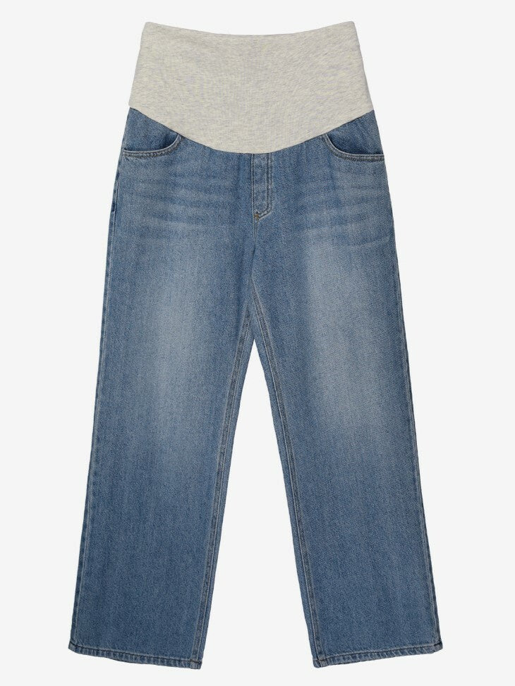 Yoga Waist Wide-Leg Denim