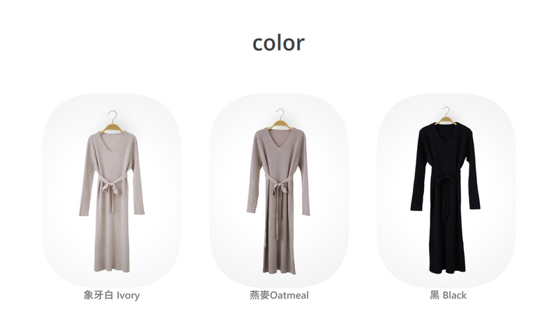 Thick Ribbed Knit Dress