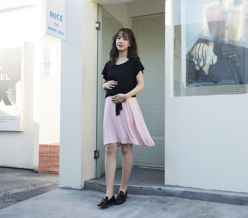Two-Piece Contrasting Dress