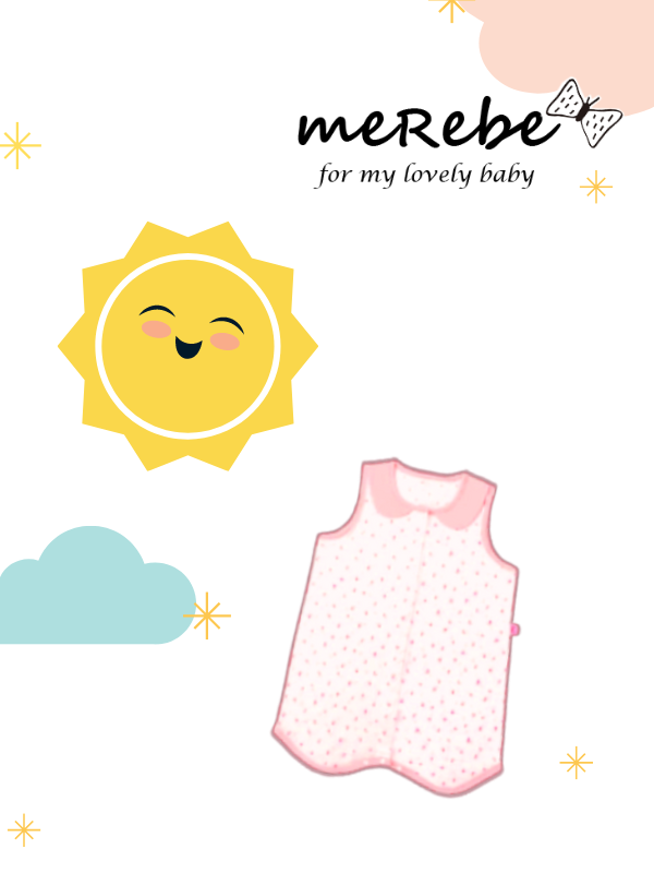 KRMB430 韓國 Merebe 嬰兒睡眠防踢背心-臘腸狗狗 (夏)