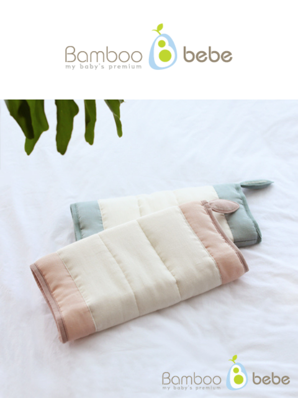 KRBA403 Korea Bamboo Bebe Bamboo Gauze Feeding Arm Pillow (2 Colors)
