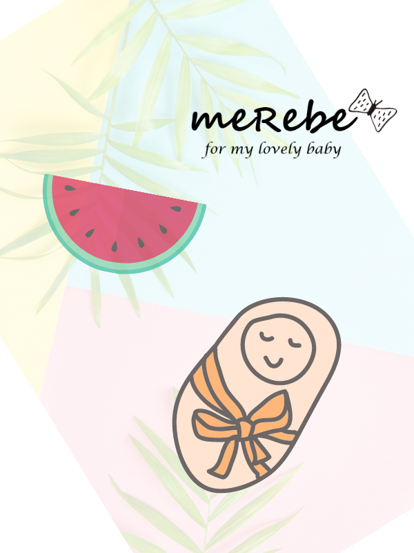 KRMB312 韓國 Merebe 初生包被/包巾-粒粒藍莓 (夏)