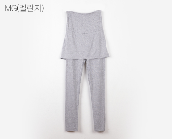 KRMD706 韓國 Mom's day 高級優質9分托腹短裙Leggings (3色)♡ [孕婦緊身褲/下裝]