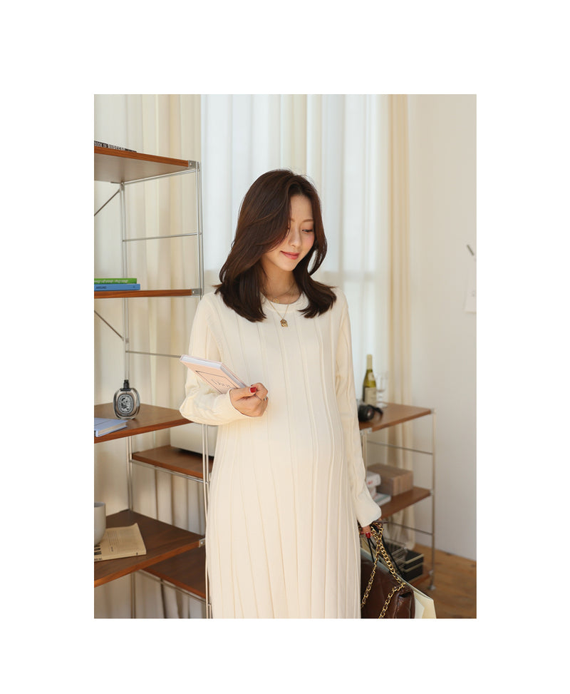 Ribbed Knit Maxi Dress