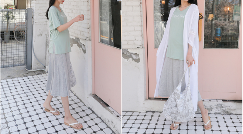 Pure Color Umbrella Yoga Skirt
