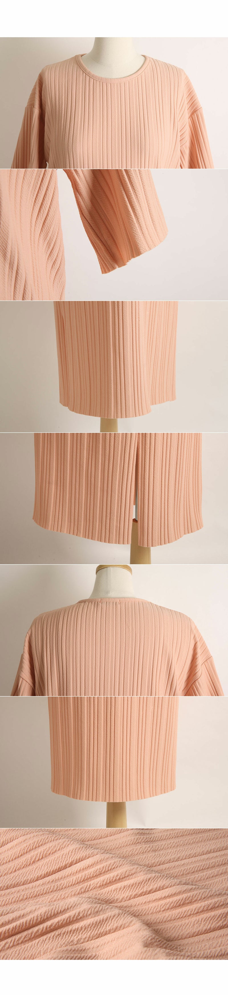 Simple Pleated Midi Dress