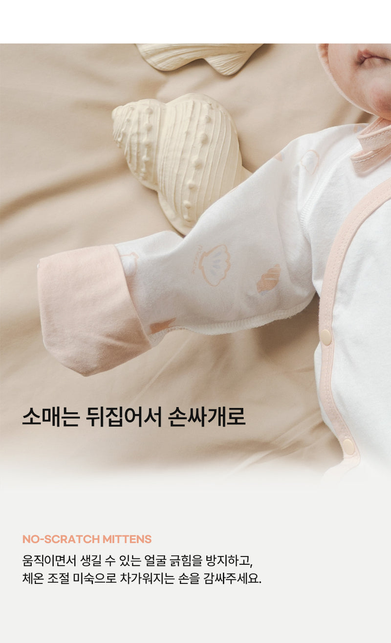 Bodysuit-Baby Scallop (Summer)