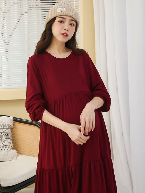 Layered & Flowy Nursing Dress
