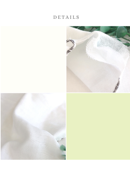 MMC003 Milky Mama Korea 3-layer 20%-Bamboo Baby Handkerchief [5pc] (37x37cm)