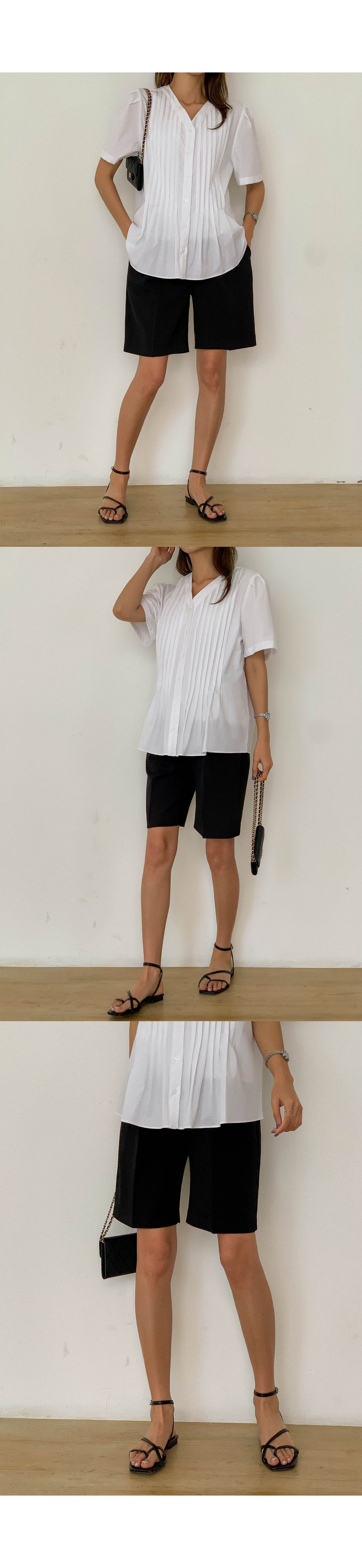 中性壓褶瑜伽腰圍托腹短褲