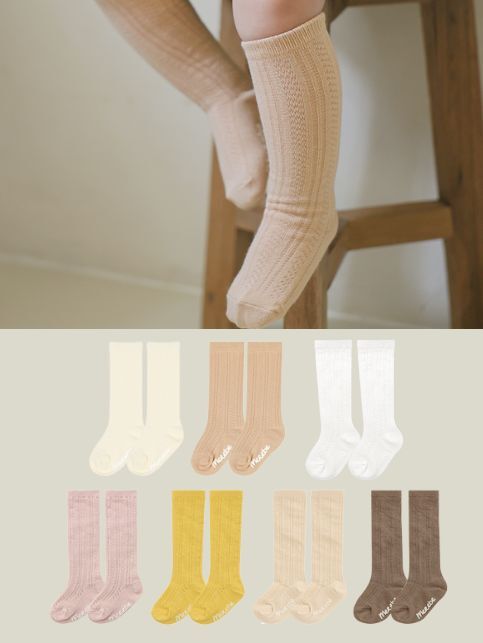 Knee Socks-Eyelet