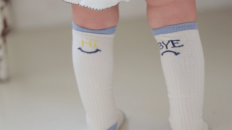 Knee Socks-Hello Bear