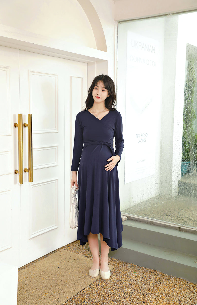 V-Neckline Wrap Dress