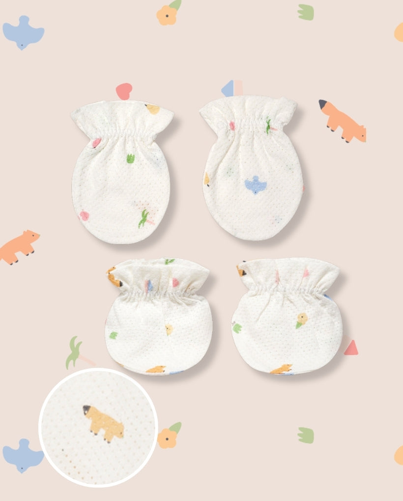Mittens & Booties-Little Fox (Summer)