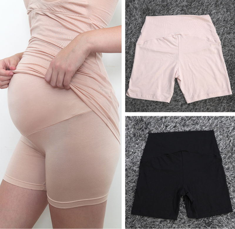 KRMD308 Korea Mom's day Silky Skin-Friendly Tencel Safty Shorts (2 Colors) [Maternity Safty Pants/Underwear]