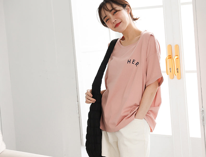 基本百搭"Her"哺乳上衣