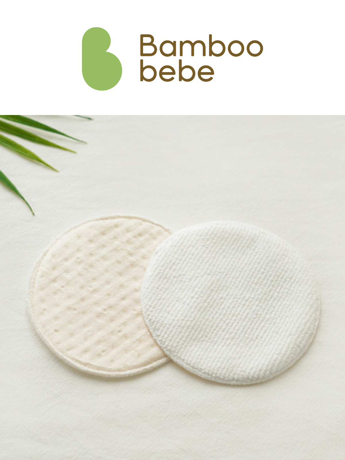 KRBA415 Korea Bamboo Bebe Bamboo Light & Soft Washable Nursing Pad's Insert (2 Inserts)