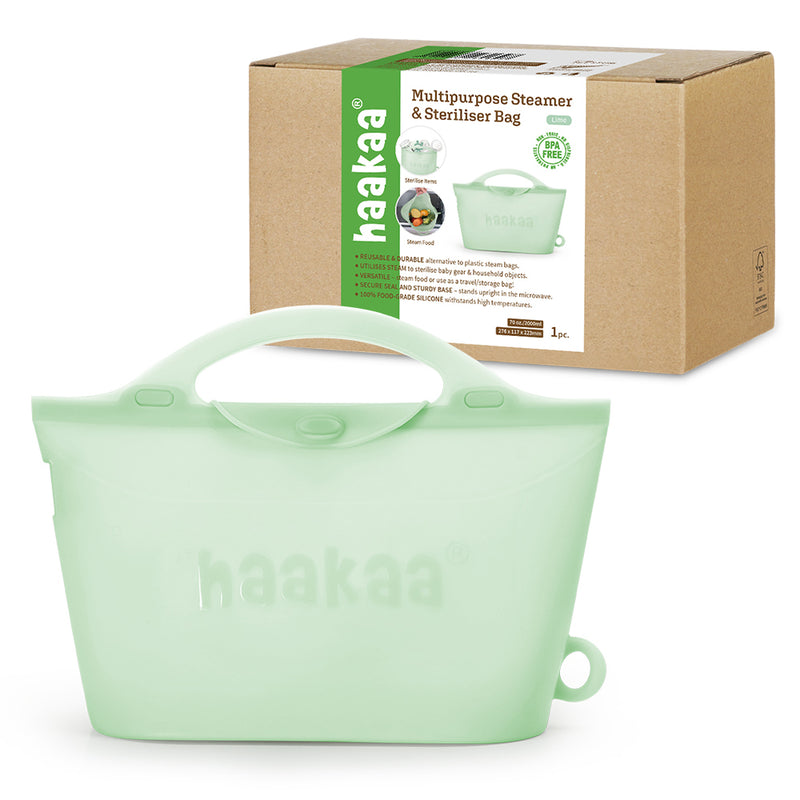 HAK511 Haakaa 2000ml Multipurpose Steamer & Steriliser Bag (1 Pack)