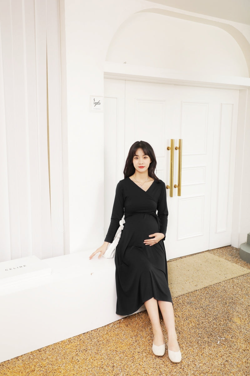 V-Neckline Wrap Dress