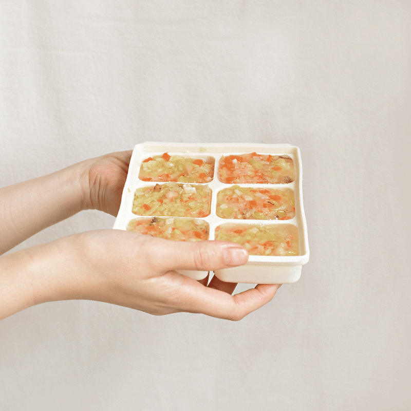 KRDY117 Korea Baby&I Silicone Baby Food Jelly Cube Storage (6/12/20 Cubes) [3 Colors]