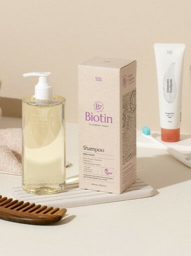 KRTN031 Korea tntn mom's Biotin Anti-Hair Loss Pregnancy Safe Shampoo 400ml