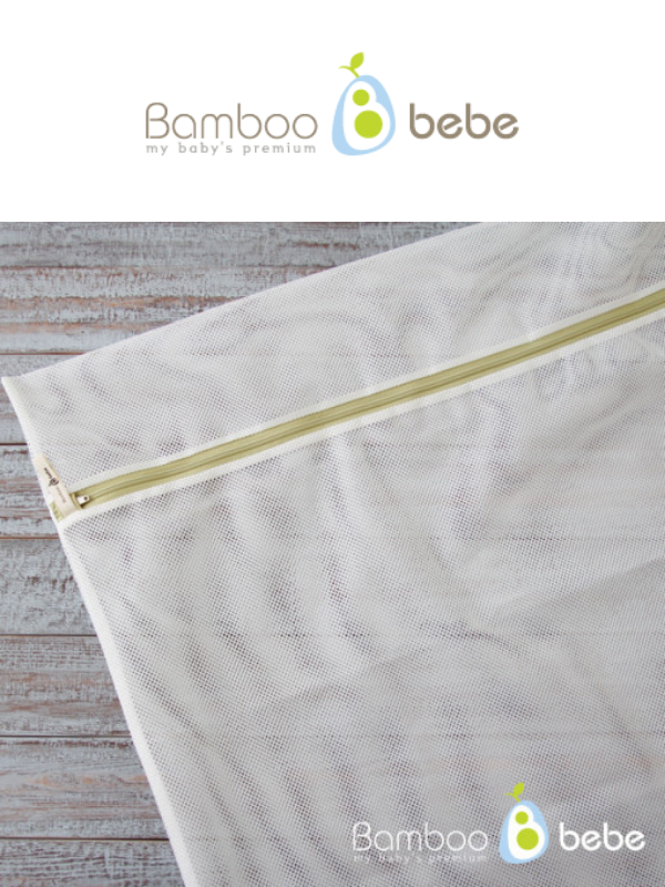 KRBA716 Korea Bamboo Bebe Non-Fluorescent Laundry Bag (Square-XL:90x90cm)