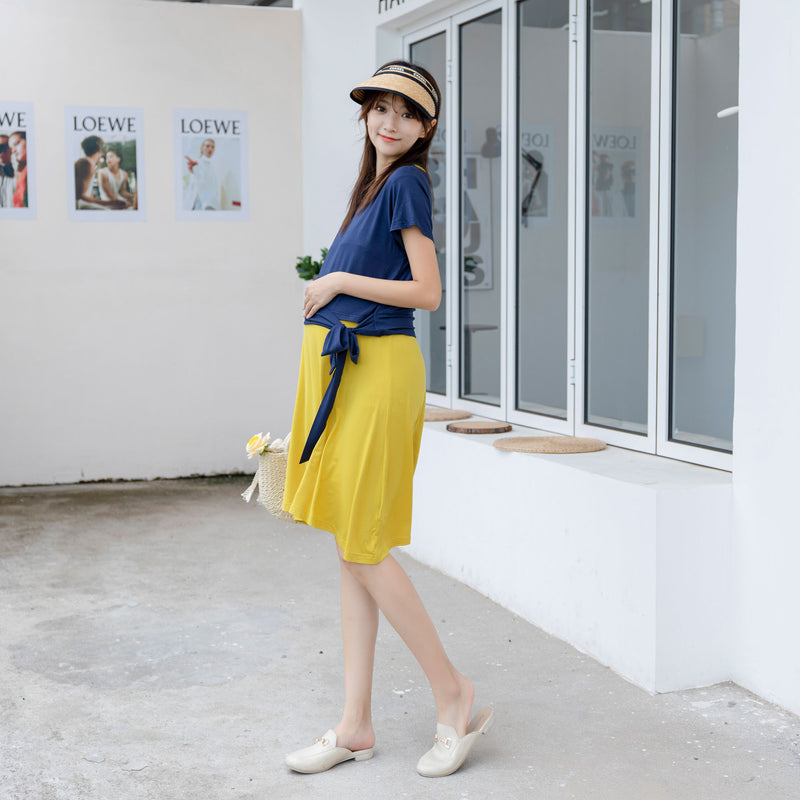 Two-Piece Contrasting Dress