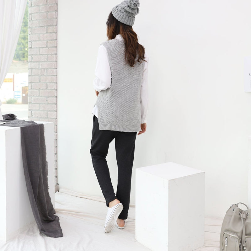 Comfy Brushed Pants with Yoga Waistband