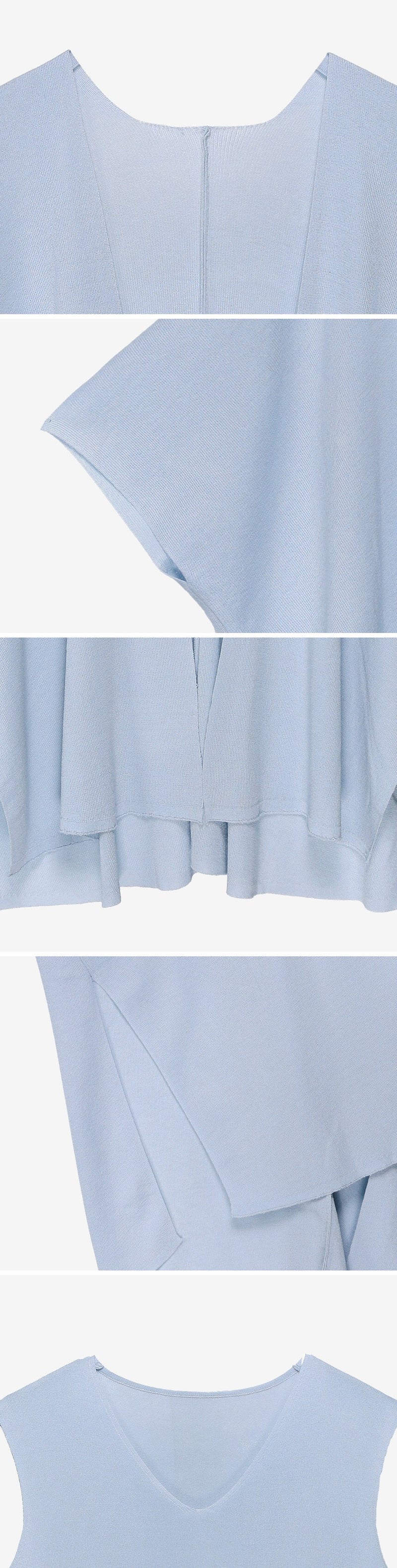 Cooling Knit Shawl Cardigan Dress Two Piece Set
