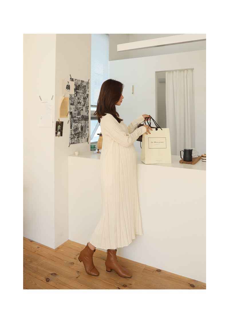 Ribbed Knit Maxi Dress