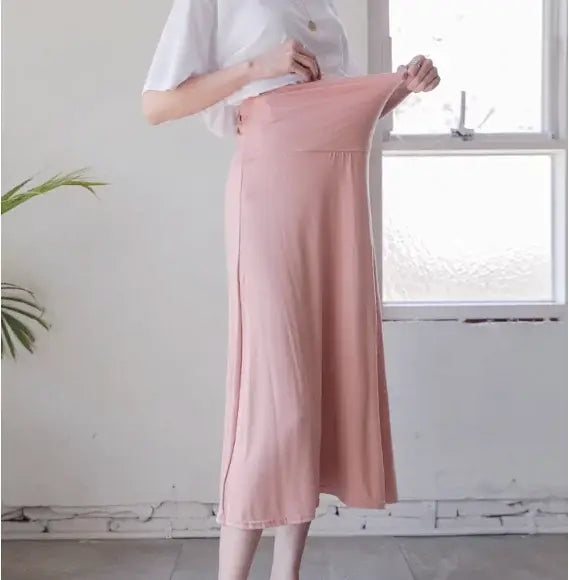 Pure Color Umbrella Yoga Skirt