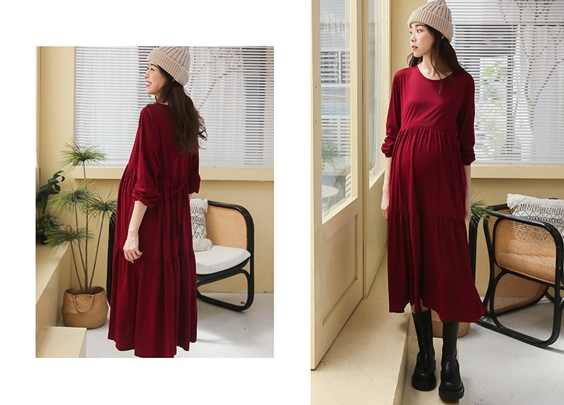 Layered & Flowy Nursing Dress