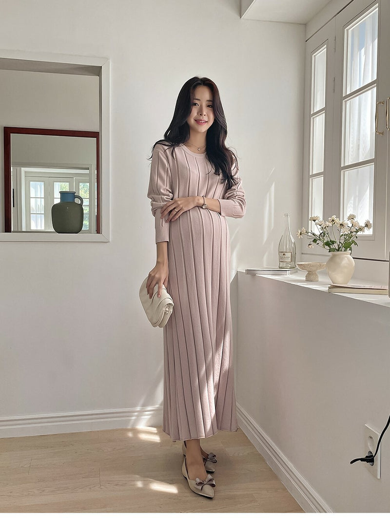Ribbed Knit Maxi Dress