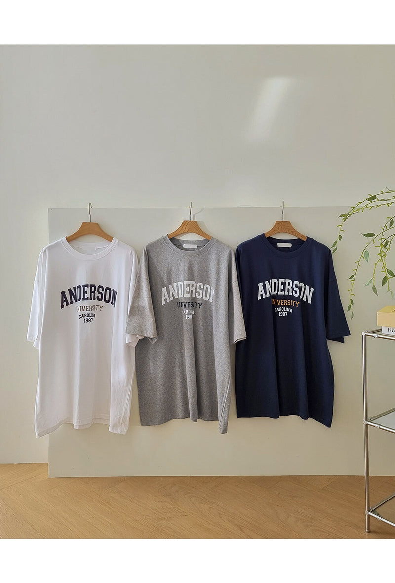 Cotton Anderson Short Sleeve Oversized Top