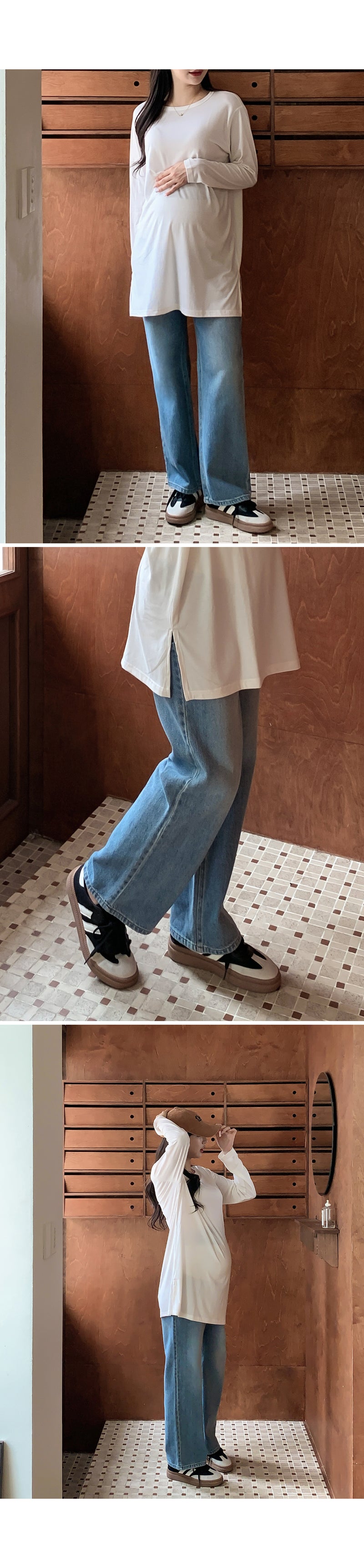 Yoga Waist Wide-Leg Denim