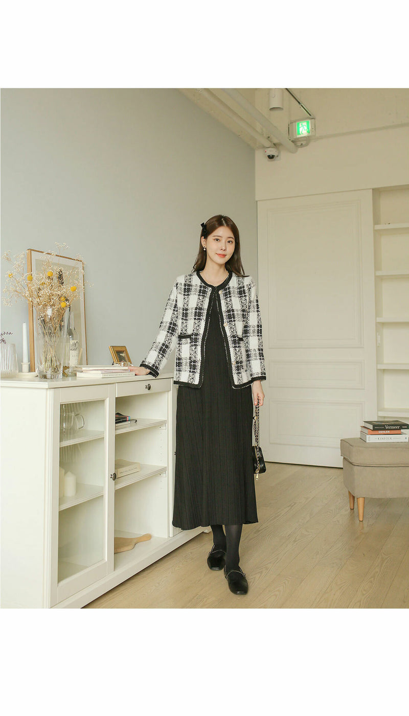 Plain Rib Maxi Dress