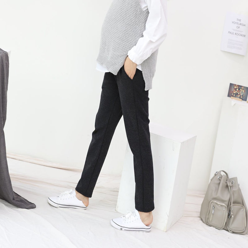 Comfy Brushed Pants with Yoga Waistband