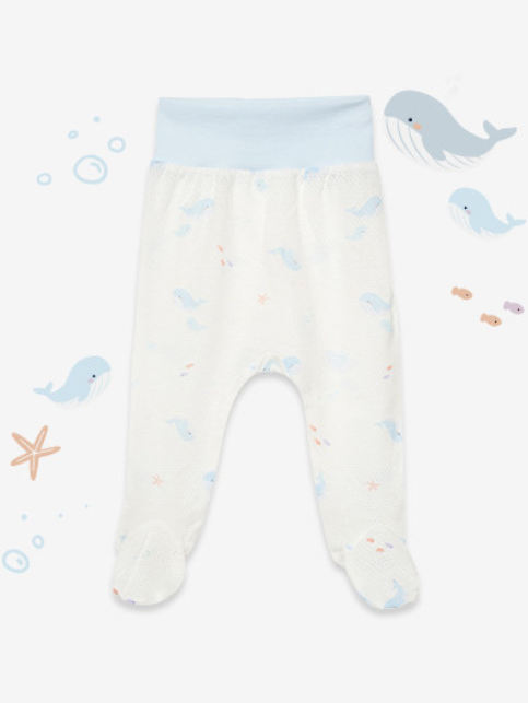 Footed Pants-Mr Whale (Summer)