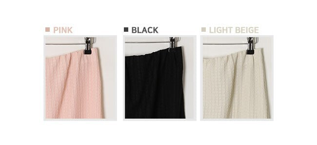 Vertical H-Line Black Slit Midi Skirt