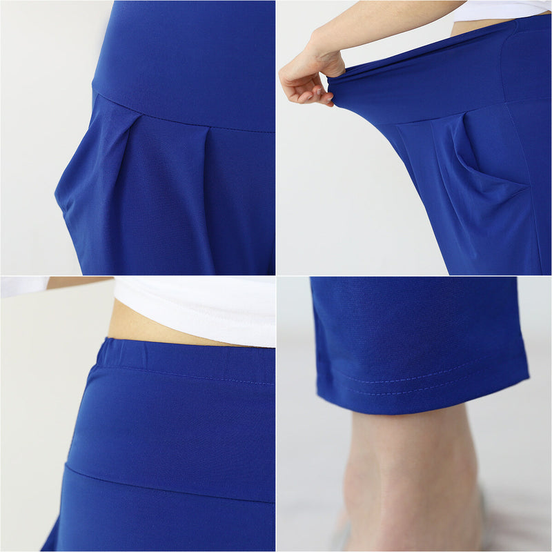 Plain Baggy Yoga Waistband Pants